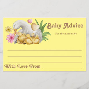 Neutrale Mami und Baby Niedliche Ratschläge Flyer