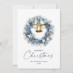 Neutrale Minimalistische Boho-Weihnachtskompositio Feiertagskarte