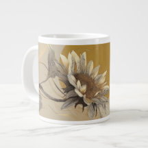 Neutrale minimalistische Sonnenblumenumrandung