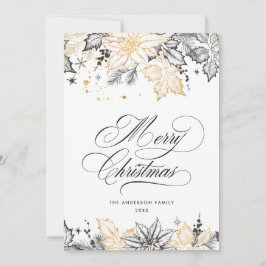 Neutrale Minimalistische Weihnachtskomposition Feiertagskarte