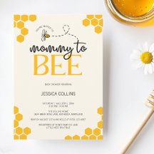 Neutrale Mommy to Bee Baby Shower