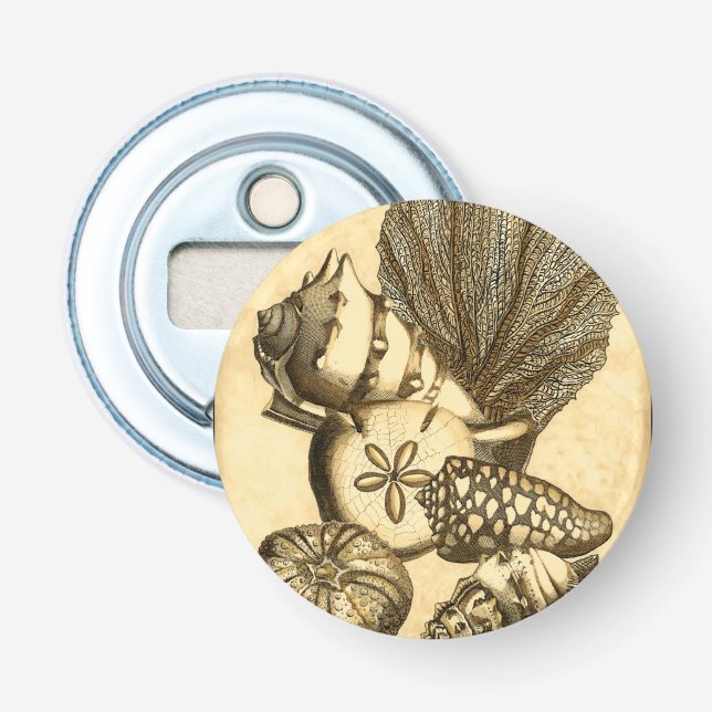 Neutrale Muscheln und Korallensammlung Flaschenöffner (Vorderseite)