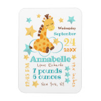 Neutrale Niedliche Giraffe-Sterne für Jungtiere