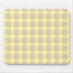 Neutrale Punkte aus Elfenbein Mousepad