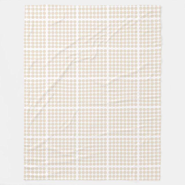 Neutrale Punkte Fleecedecke (Vorderseite)