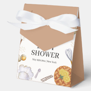 Neutrale rustikale Süsse Backkuchen Kinderdusche Geschenkschachtel