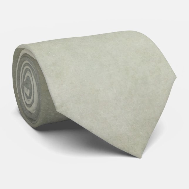 Neutrale Sage Green und Greige Textured Mens Krawatte (Gerollt)