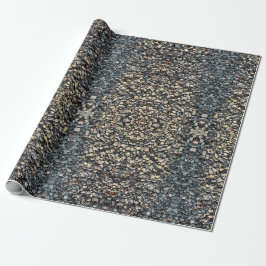 Neutrale Steine Steine Steine Steine Symmetrisches Geschenkpapier