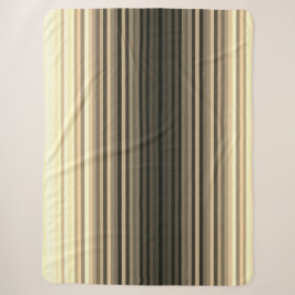 Neutrale Streifen Sherpa Blanket 60" x 80" Sherpadecke