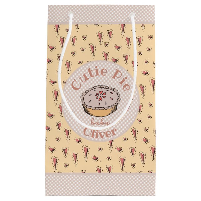 Neutrale Süsse Pie Baby Fall Gender Kleine Geschenktüte (Vorderseite)