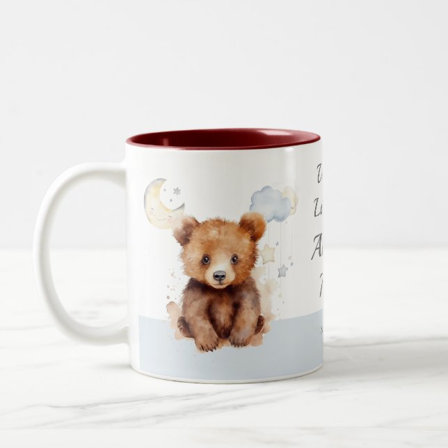 Neutrale Tasse des Niedlichen Bären (Links)