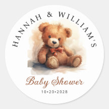 Neutrale Teddybär-Babyparty