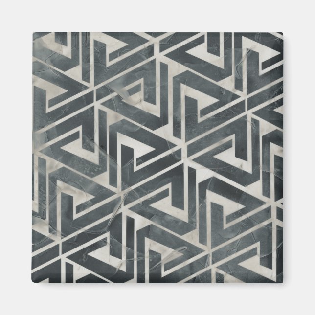Neutrale Tile Collection - Geometrisch Magnet (Vorne)