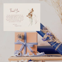 Neutrale Tones Boho Babydusche Vielen Dank