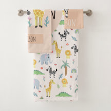 Neutrale und Niedliche Jungle Safari Tiere Zebra K