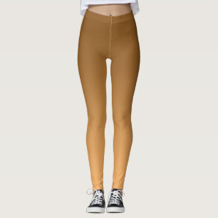 Neutrale und schlichte Steigung golden Leggings