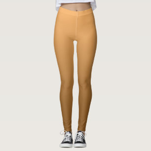 Neutrale und schlichte Steigung golden Leggings