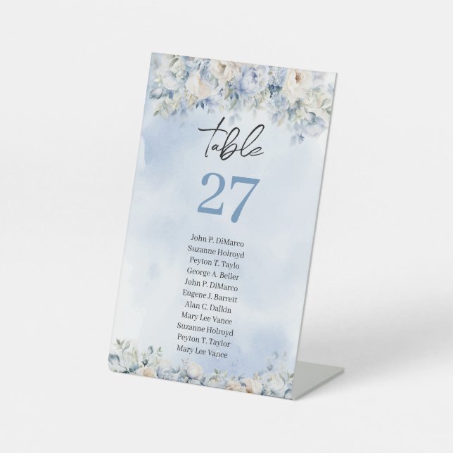 Neutrale Wildblumen Sockelschild (Vorderseite)