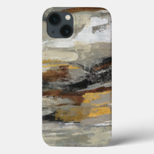 Neutraler abstrakter grauer Druck   Silvia iPhone 13 Hülle
