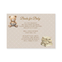 Neutraler brauner Teddybär - Bücher fürs Baby