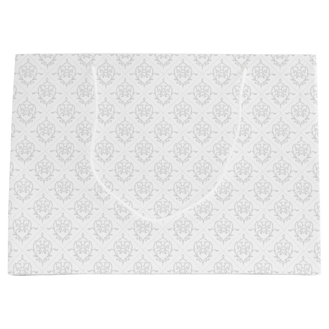 Neutraler Deko Hört Gemustert Große Geschenktüte (Vorderseite)