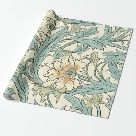 Neutraler floraler Hintergrund Moderner Kontrastke Geschenkpapier