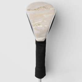 Neutraler goldener Hintergrund Golf Headcover