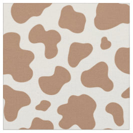 Neutraler Kuhdruck Western Cowboy Beige Braun Stoff