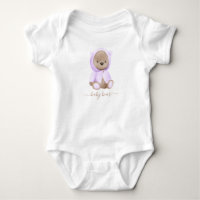 Neutraler Lavender Teddy Bear Baby Bear