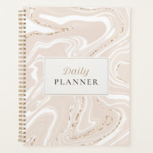 Neutraler Minimalistischer Tagesplaner