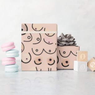 Neutraler moderner Skandal Geschenkpapier