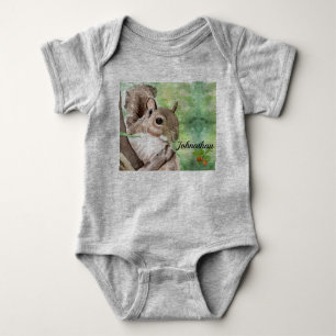 Neutraler Säugling-Outfit für Eichhörnchen Baby Strampler