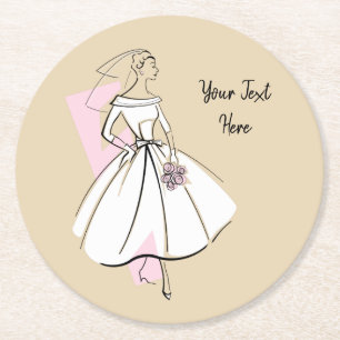 Neutraler Untersetzer der Mode-Bride