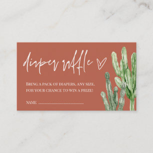 Neutraler Wüstenabwascher für Kaktus  Begleitkarte