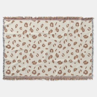Neutrales abstraktes Leoparden-Druckmuster | Moder Decke