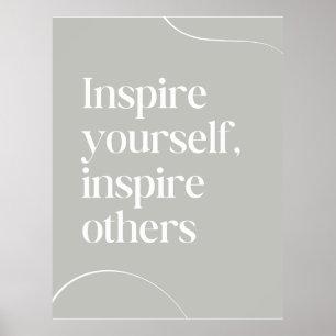 Neutrales Ästhetisches Motivierend Poster