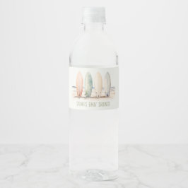 Neutrales Baby an Bord Surfbrett Babydusche