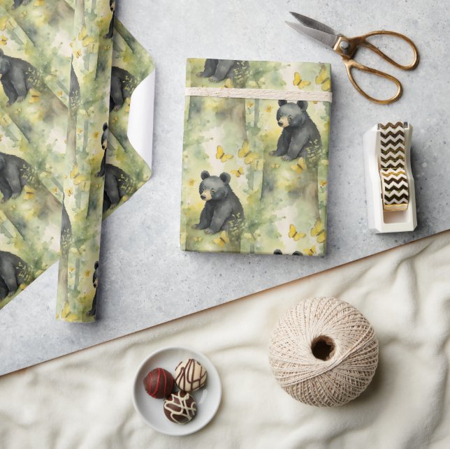 Neutrales Baby-Bear-Geschlecht Geschenkpapier (Kunsthandwerk)