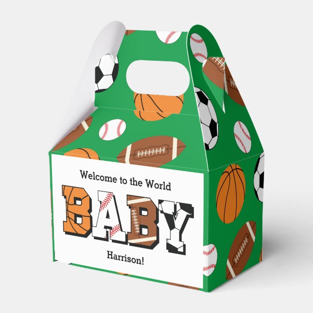 Neutrales Baby-Duschgeschlecht Geschenkschachtel (Vorderseite)