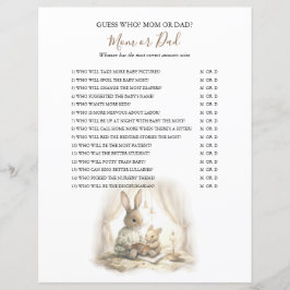 Neutrales Baby-Duschspiel