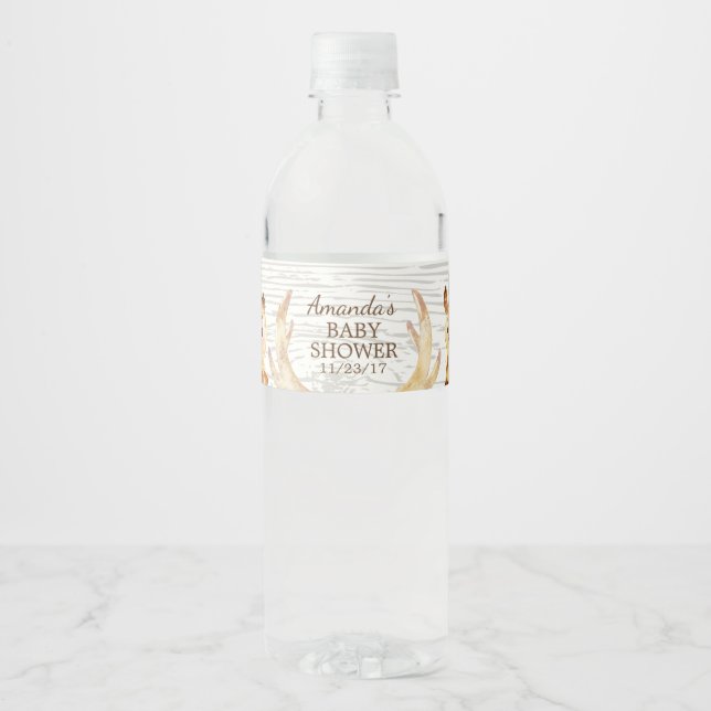 Neutrales Baby-Duschwasser-Flaschenetikett (Vorderseite)