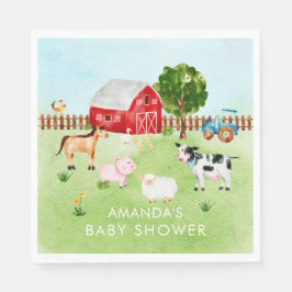 Neutrales Babyduschpapier Napkins Serviette