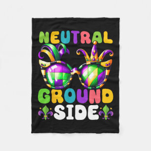 Neutrales Bodenseite Mardi Gras Umzugskostüm 2025 Fleecedecke