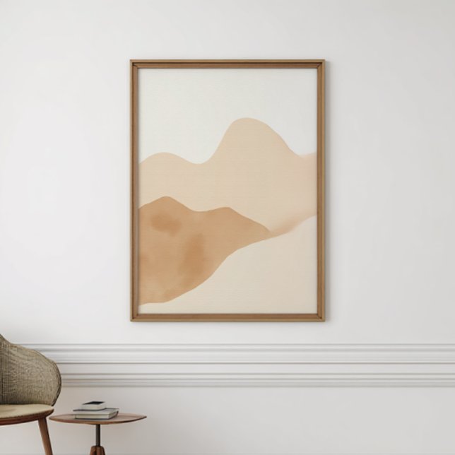 Neutrales Boho-Wasserfarbenposter | Digitaler Down Poster (Von Creator hochgeladen)