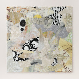 Neutrales Elegantes Abstractes Collage-Design