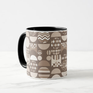 Neutrales Erdbraun Nordisch Skandinavisch  Tasse
