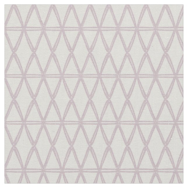 neutrales geometrisches Lavendelgitter Stoff (Nahaufnahme)