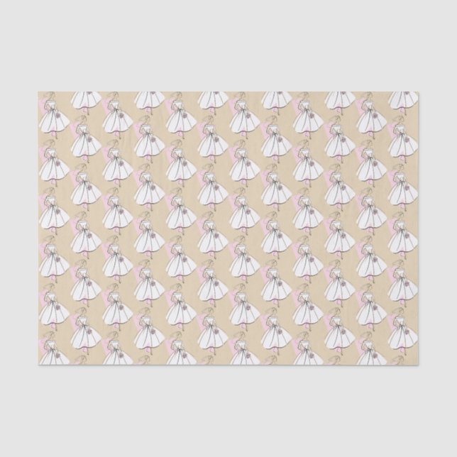 Neutrales Mehrgewebpapier für die Mode Bride Seidenpapier (Vorderseite)