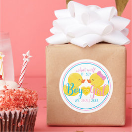 Neutrales oder offenes Party Runder Aufkleber