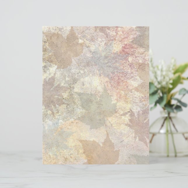 Neutrales Papier für Herbst und Fall Textur (Stehend Vorderseite)